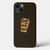 Lange Arbeit | Sonnenlicher Kaffee Lover Case-Mate iPhone Hülle (Rückseite)