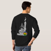 Lange Ärmel-T-Shirts Strength of Kanak Roots T-Shirt (Schwarz voll)