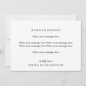 Lange Distanz Die besten Freunde Freundschaft Tren Einladung (Rückseite)