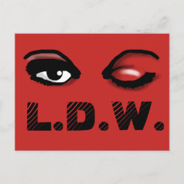 LANGE DISTANZKARTE POSTKARTE