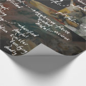 Lange englische geschenkpapier (Ecke)