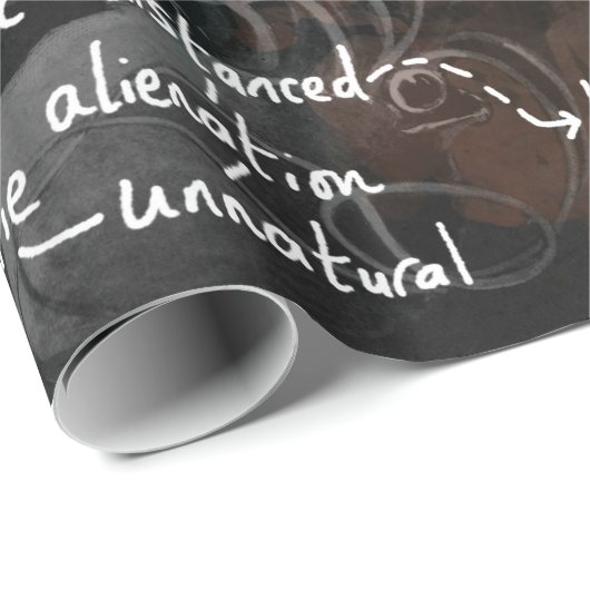 Lange englische geschenkpapier (Rolleneckpunkt)