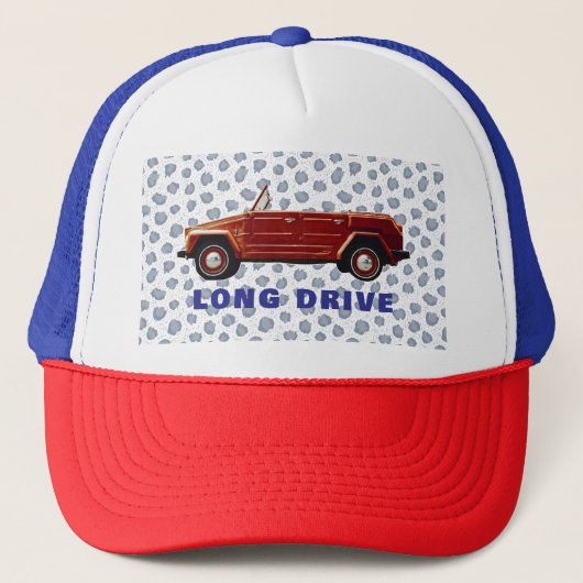 Lange Fahrt Truckerkappe (Vorderseite)