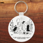 Lange Frisur ohne Haarschnitt oder Haarstyling Schlüsselanhänger (Vorderseite)