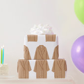 Lange Frühlingsbekleidung Geschenkpapier