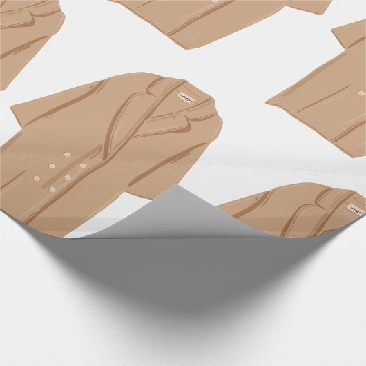 Lange Frühlingsbekleidung Geschenkpapier