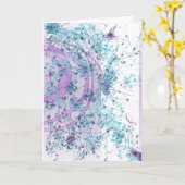 Lange für den Frühling Karte (Gelbe Blume)