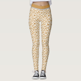 "LANGE GAZELLE PRINT" - AKTIVEWEAR LEGGINGS