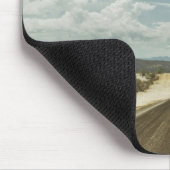 Lange gerade Straße durch Mexikaner Baja Mousepad (Ecke)