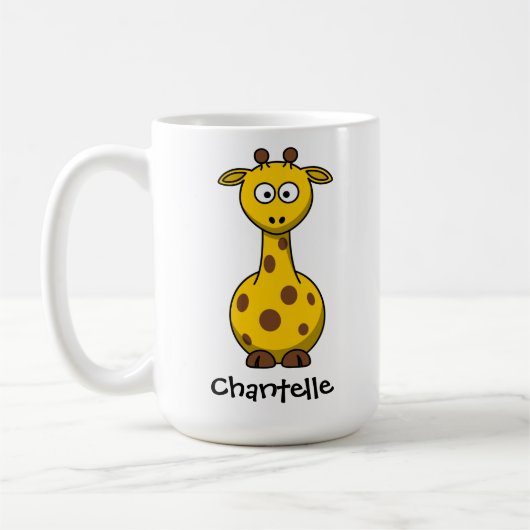 Lange Giraffe Kaffeetasse (Links)
