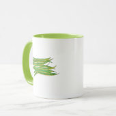Lange grüne Bohnen Gemüsegarten Veggies Veg Tasse (Vorderseite Links)