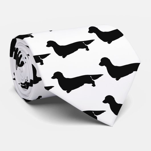 Lange Haar-Dackel-Krawatte Krawatte (Gerollt)