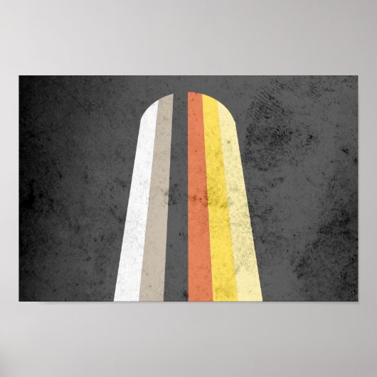 LANGE HAAR-STOLZ-FLAGGE POSTER (Vorne)