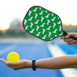 Lange Haare Dackel Love Pickleball Green Schläger