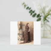 Lange Haare, egal. Postkarte (Stehend Vorderseite)