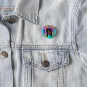 LANGE HAIRED BLACK DACKEL BUTTON (Beispiel)