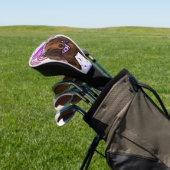 LANGE HAIRED RED DACKEL GOLF HEADCOVER (In SItu)