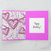 LANGE HAIRED RED DACKEL KARTE (Innenseite)