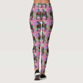 LANGE HAIRED RED DACKEL LEGGINGS (Rückseite)