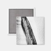 lange harte Kälte einsam Magnet (Vorderseite/Rückseite)