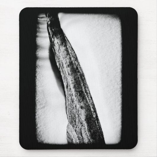 lange harte Kälte einsam Mousepad (Vorne)