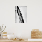 lange harte Kälte einsam Poster (Küche)