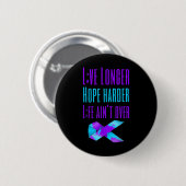 Lange Hoffnung über Suizid Awa Button (Vorne & Hinten)