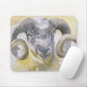 Lange Horn-Schafe 2 Mousepad (Mit Mouse)