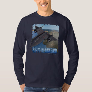 Lange Hülse der Amsel-SR-71 T-Shirt