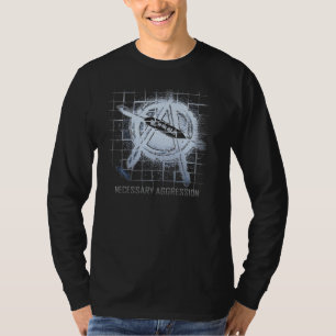 Lange Hülse der Männer amerikanisches T-Shirt