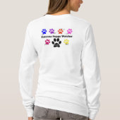 Lange Hülse EPW pawprints Damen T-Shirt (Rückseite)