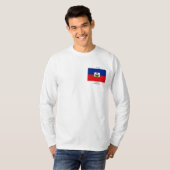 Lange Hülse Haitis vorgekrimpt T-Shirt (Vorne ganz)