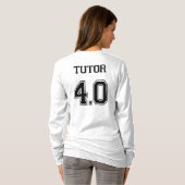 lange Hülse T WyzAnt.com-Tutor-4,0 T-Shirt (Schwarz voll)