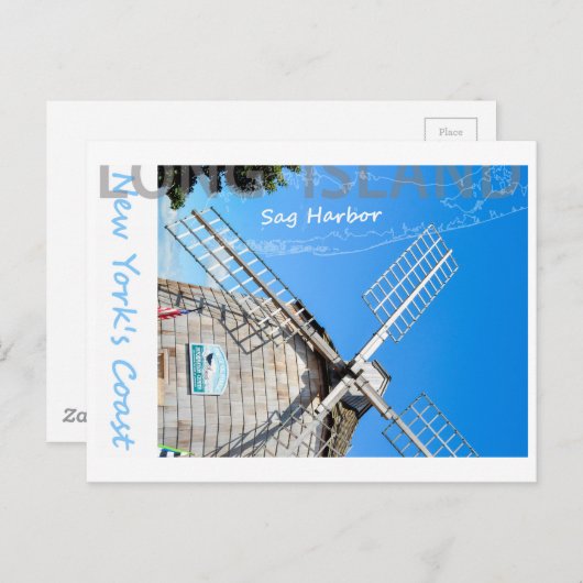 Lange Insel. Postkarte (Vorne/Hinten)