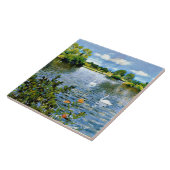 Lange Insel See, schöne Kunst, Fliese (Seite)