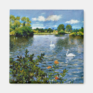 Lange Insel See, schöne Kunst, Magnet