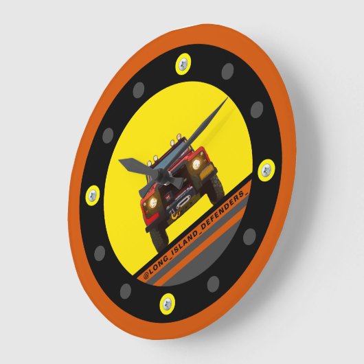 LANGE INSELVERTEIDIGUNGSTRÄGER SCHLIESSEN GROßE WANDUHR (Winkel)