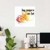 Lange Jumper sind heiß Poster (Heimbüro)