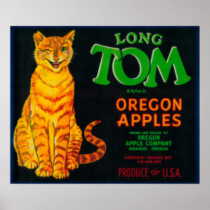 Lange Kiste LabelMonroe Toms Apple ODER Poster