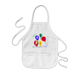 Lange Künste u. Handwerk, die Ballon-Schürze malen Kinderschürze