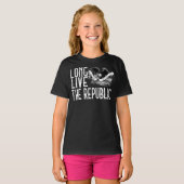 LANGE LEBEN DIE REPUBLIK - mit Adler & Banner T-Shirt (Vorne ganz)