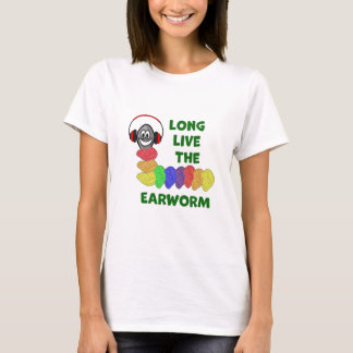LANGE LEBEN SIE DAS ERDWORT MIT Rainbow Ears T-Shirt