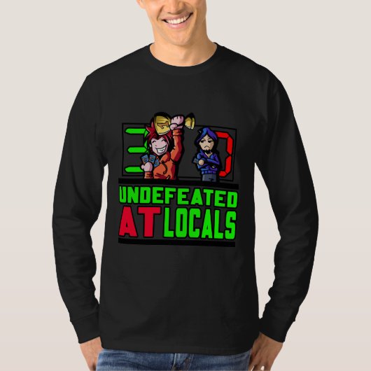 Lange Lebensdauer bei Logos vor Ort T-Shirt (Vorderseite)
