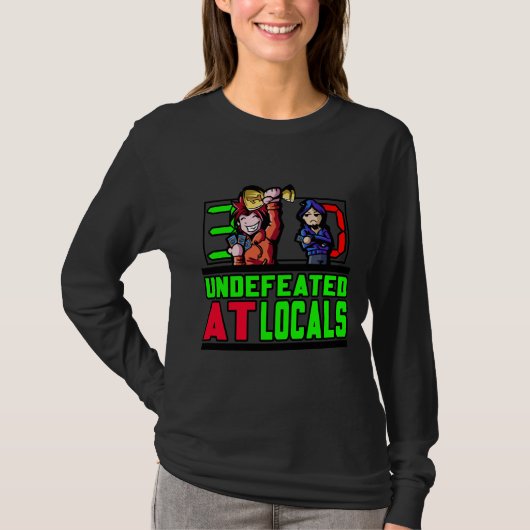 Lange Lebensdauer bei Logos vor Ort T-Shirt (Vorderseite)