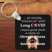 Lange Lebensdauer - Chronische Erkrankung im Überl Schlüsselanhänger (Vorderseite)
