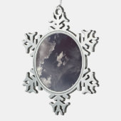 Lange Metallwolke Schneeflocken Zinn-Ornament (Rechts)