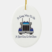 LANGE MÖGLICHKEITEN KERAMIKORNAMENT (Vorne)