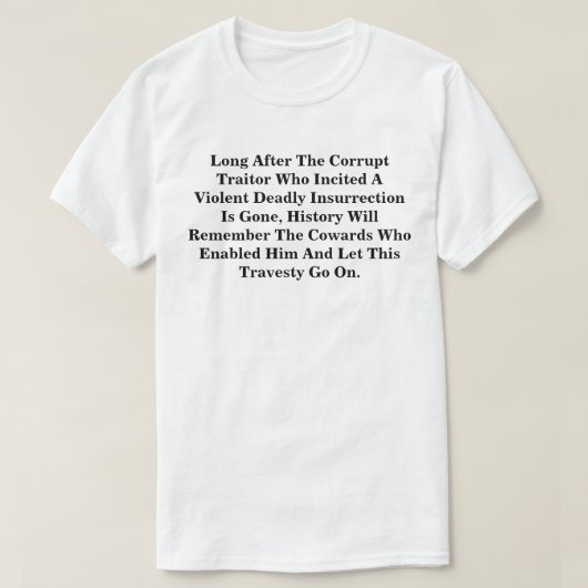 Lange nachdem der korrupte Verräter verschwunden i T-Shirt (Design vorne)
