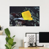 Lange Nase Butterflyfish Poster (Heimbüro)
