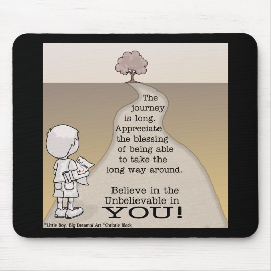 Lange Reise Mousepad (Vorne)